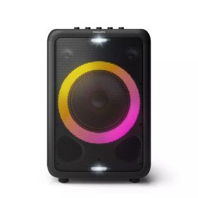Caixa de Som Bluetooth Philips PartyBox TAX3206 80W Preto Bivolt