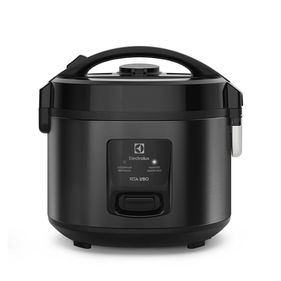 Panela de Arroz Elétrica Electrolux 2L Efficient Visor Glass por Rita Lobo ERC10 Preto 220V