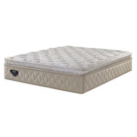 Colchão Lush Queen Ecoflex Molas Ensacadas Wide 158x198x35cm Linho Bege