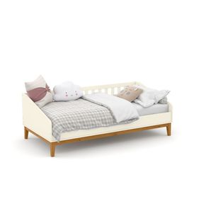 Cama Babá Nature New Matic Off White e Eco Wood