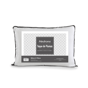 Travesseiro Hedrons Toque de Pluma 50x70cm Branco