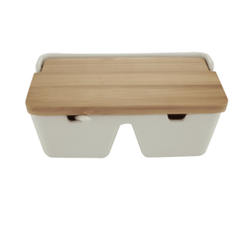 Saleiro de Mesa em Cerâmica com Divisória Coliseu