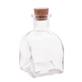 Pote de Vidro Borossilicato 110ml com Rolha Coliseu