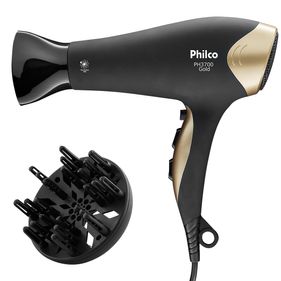 Secador de Cabelos Philco PH3700 Gold Tourmaline 2000W 220V