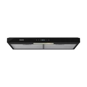 Depurador de Ar Suggar 60cm Slim Touch DTH62PT com 3 Velocidades Preto 220V