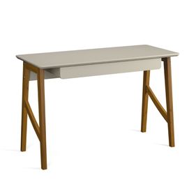Escrivaninha Taurus com Gaveta Home Office Patrimar Off White