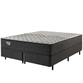 Conjunto Cama Box Relax Comfort Queen EcoFlex 158x198x66cm Molas Ensacadas