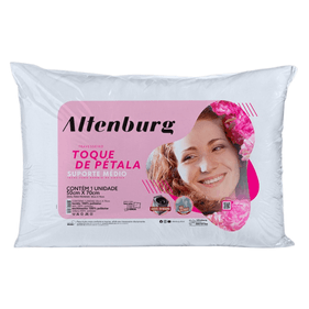 Travesseiro Altenburg Toque Pétala 50x70cm Branco - Outlet