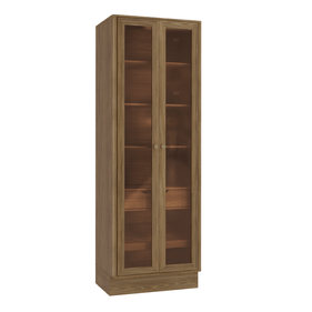 Cristaleira Kappesberg N631 Duas Portas Nogueira - Outlet