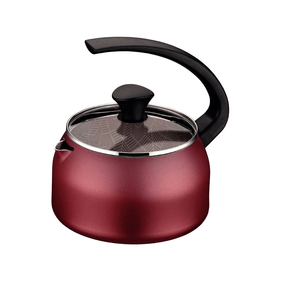 Chaleira Tramontina em Alumínio com Revestimento Interno e Externo 1,9L Vermelho - Outlet