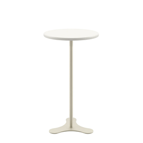 Mesa de Apoio Orb 51cm cor Off White Fosco/ Champanhe
