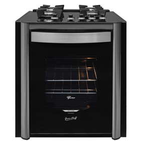 Fogão 4 Bocas Fischer de Embutir Gran Cheff Mesa de Vidro com Dourador 32750 220V