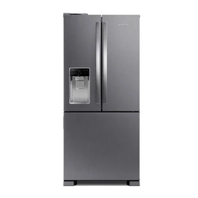 Refrigerador Brastemp 515L BRH85AK French Door Inverter Água e Gelo na Porta Inox 220V