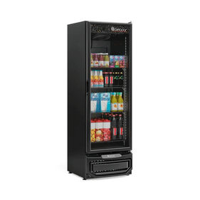 Refrigerador Expositor Vertical de Bebidas 445L Porta de Vidro Duplo GRV-45 LB PR Preto 220V - Outlet
