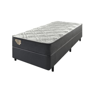Conjunto Cama Box Solteiro Adapto Ecoflex 88x188x61 Molas Ensacadas Wide