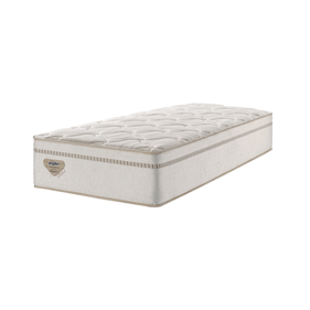 Colchão High Spring Solteiro Ecoflex 88x188x33cm Molas Superlastic Bege