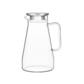 Jarra de Vidro Etilux Mercury 1,5L Tampa de Aço Inoxidável