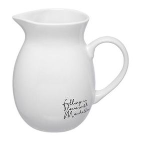 Jarra de Cerâmica Etilux Manhattan 1L Branco