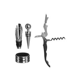 Kit Acessórios Para Vinho Mônaco Etilux 4 Peças