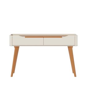 Aparador ARC 136cm Imcal 2 Gavetas Off White e Nature