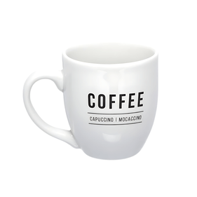 Caneca de Porcelana Etilux Manhattan Coffee 300ml Branco