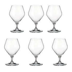 Jogo de 6 Taças para Conhaque em Cristal ecológico 395ml