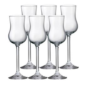 Jogo de 6 Taças para Grappa e Licor em Cristal Ecológico Full-Fit 85ml