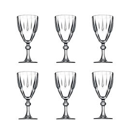 Jogo de 6 Taças para Vinho Tinto em Vidro Full-Fit 300ml