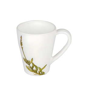Caneca em Vidro Opalino Amarilis 350ml A11cm
