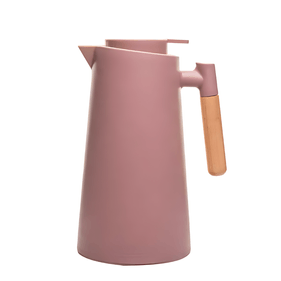 Garrafa Térmica Lyor 1L com Cabo de Madeira Escandinávia Nude