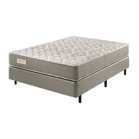 Conjunto Cama Box Ecoline King Size Ecoflex 193x203x62cm Espuma D-40