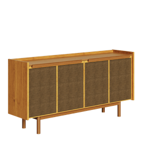 Balcão Buffet Dune Imcal 180cm 4 Portas Nature