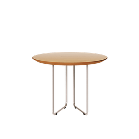 Mesa de Centro Redonda Side Imcal 56x40 Pé em Metal Nature