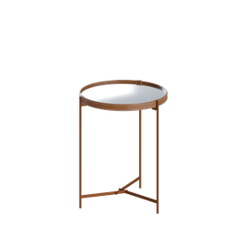 Mesa Lateral Aqua com Espelho Imcal 46x56 Cobre