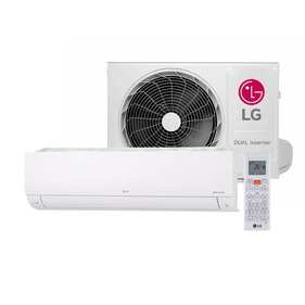 Ar-Condicionado Split LG Dual Inverter Voice +AI 12000 BTUs Quente e Frio Branco 220V