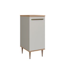 Armário Balcão de Cozinha Isabelle Delmarco 40cm 1 Porta com Tampo Freijó e Arenas