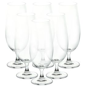 Jogo de 6 taças para Cerveja em Cristal Cristalino Full-Fit 380ml A18,5cm