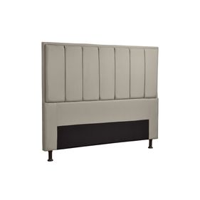 Cabeceira Casal Havana JS Móveis 140cm Veludo Marfim