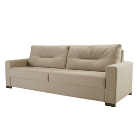 Sofá Living MH4209 183cm Herval 2 assentos Veludo Capuccino