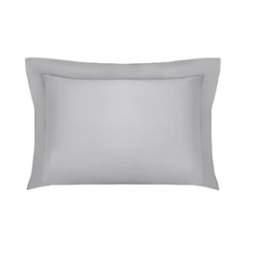 Fronha Naturalle 180 Fios com Aba 50x70cm Prata