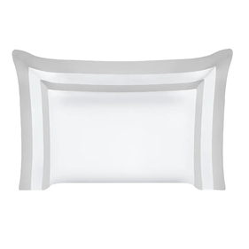 Fronha Double Naturalle 200 Fios 50x70cm Prata