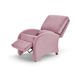 Poltrona Reclinável MH1237 Veludo Rose - Outlet