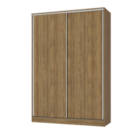 Roupeiro N537 Kappesberg 158cm 2 Portas de Correr Nogueira