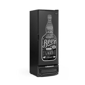 Cervejeira Gelopar 410L GRBA-400 Porta Adesivada Beer Preto 220V - Outlet