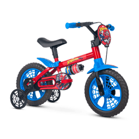 Bicicleta Nathor Aro 12 Spider-Man Azul e Vermelho