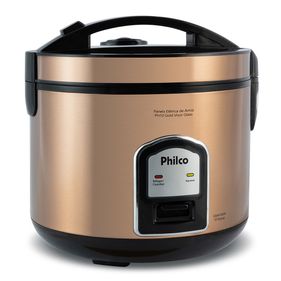 Panela de Arroz Elétrica Philco 4L Visor Glass Maxx PH10 Bronze 220V