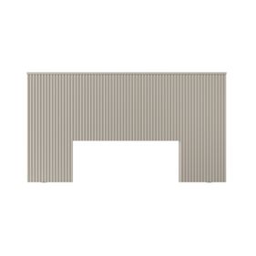 Cabeceira Casal/Queen Laranjeira Linea 241cm com Kit Frame Off White