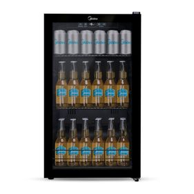 Cervejeira Flex Midea 96L BCA10P2 Frigobar ou Adega Preto 220V