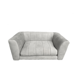 Sofá Pet Alure 80cm Molufan Veludo Prata