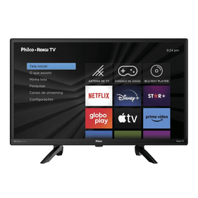 Smart TV 24” Philco LED HD Roku TV Dolby Audio